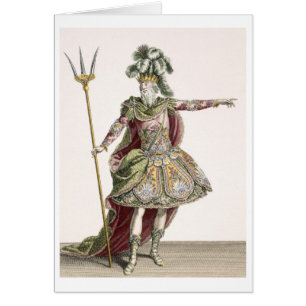 Costume for Neptune in several operas, engraved by