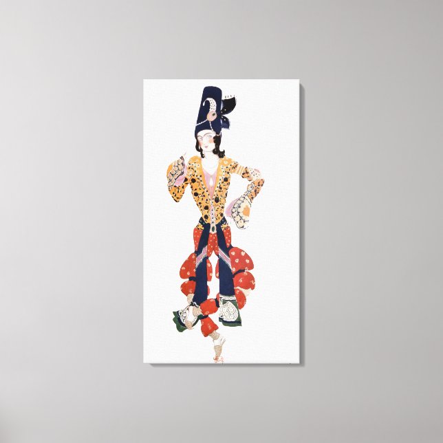 Costume for Nijinsky  in the ballet Canvas Print (Front)