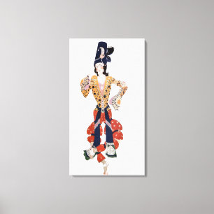 Costume for Nijinsky in the ballet Canvas Print