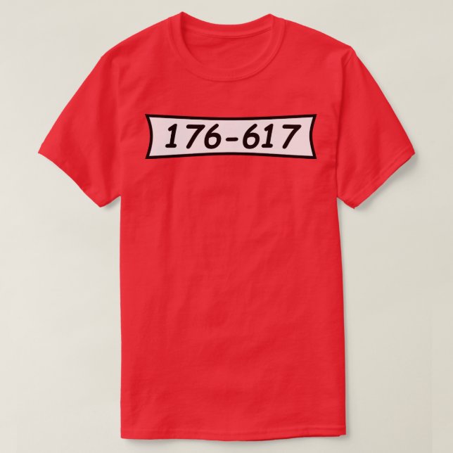Costume Funny Beagle Boys Comic Numbers 10 T-Shirt (Design Front)