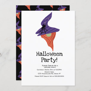 Costume Halloween Party Gnome Doodles Invitation