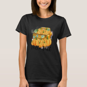 Costume Hello Fall Autumn Fall Thankful Pumpkin Se T-Shirt