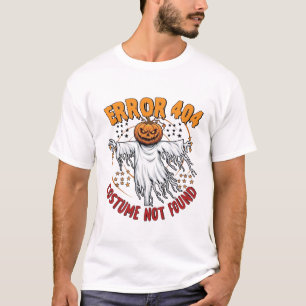 Costume Not Found Halloween Pumpkin Ghost_1 T-Shirt
