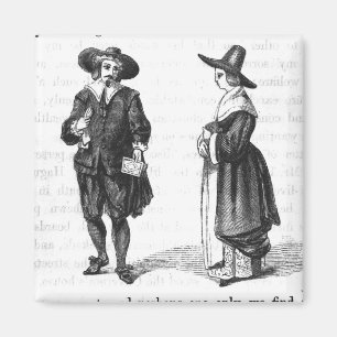 Costume of the Pilgrims Magnet