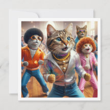 Costume party, Disco Dance party, cat