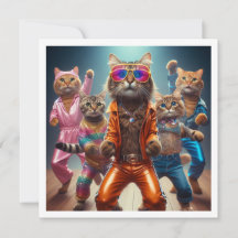 Costume party, Disco dance party, cat