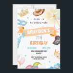 Costume Party Kids Neutral Dress Up Birthday Invitation<br><div class="desc">Costume Party Kids Birthday Invitation – Orange Dress-Up Theme 🎭🎉 Get ready for a fun-filled adventure with this Costume Party Birthday Invitation! Designed for both boys and girls who love to dress up and celebrate in style, this invitation features a vibrant orange theme with playful illustrations of kids in costumes,...</div>