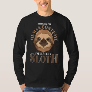 Costume Party Tropical Zoo Animal Sloth T-Shirt