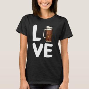 Costume Root Beer for Beer Lovers Rootbeer LOVE T-Shirt