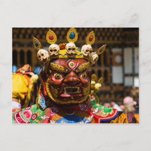 Costumed Festival Dancer Postcard