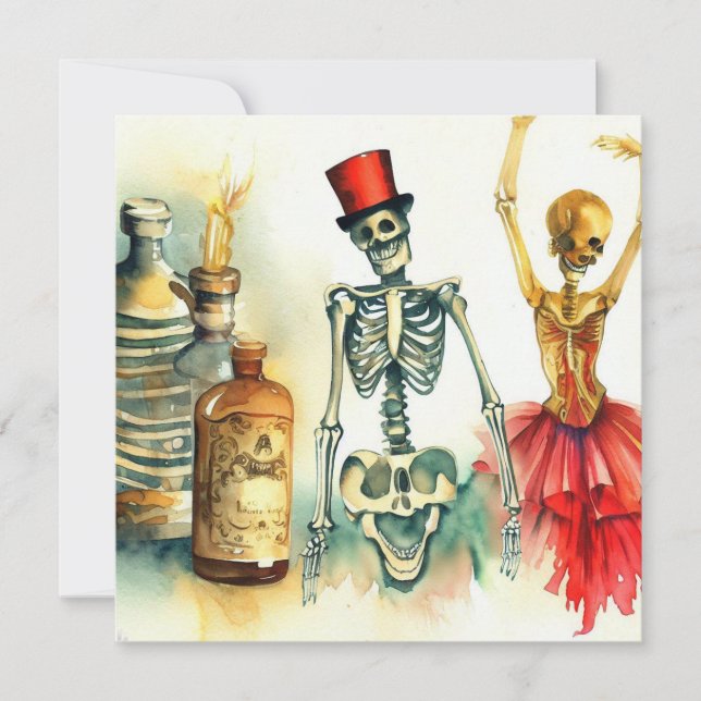 Costumes and Cocktails Party Invitation (Front)