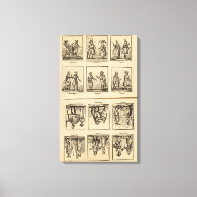 Costumes Canvas Print (Front)