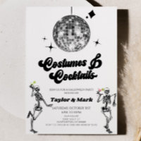 Costumes Cocktails Disco Skeleton Halloween Party
