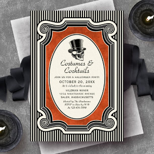 Costumes Cocktails Halloween Party Invitation