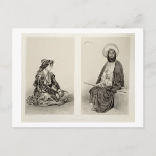 Costumes of Baku, Caspian Coast, plate 35 from a b Postcard