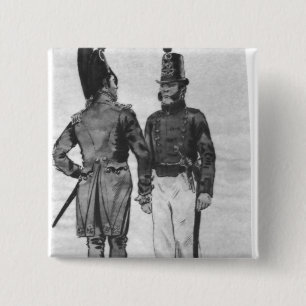 Costumes of French Marines from 1804 to 1814 15 Cm Square Badge