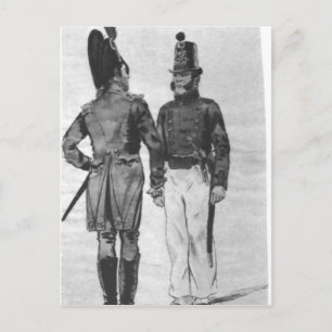 Costumes of French Marines from 1804 to 1814 Postcard