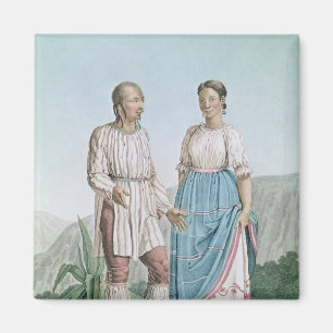 Costumes of the Indians of Michouacan Magnet