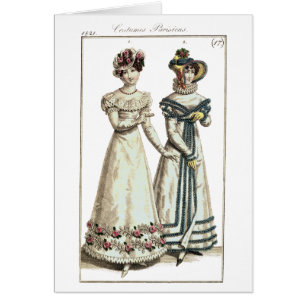 Costumes Parisiens 1821 Fashion Plate