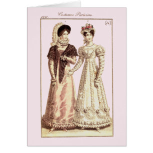 Costumes Parisiens 1821 Fashion Plate