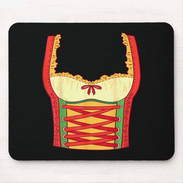 Costumes Women Funny Shirt  Mouse Mat (Front)