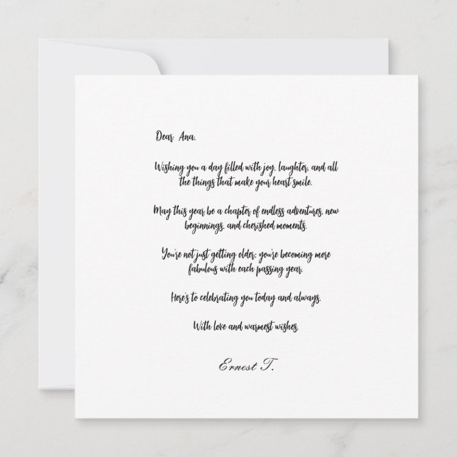 Costumize Happy Birthday Sparkle pink Gold (Back)