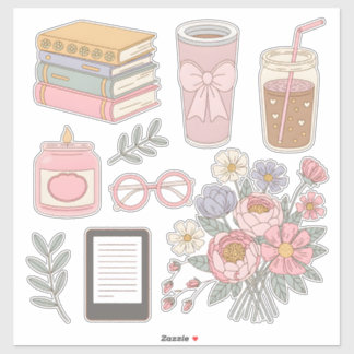Cosy Aesthetic Sticker Pack Digital Planner Clipar