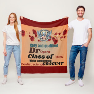 Cosy and Qualified dentest gaduation Blanket – Cla