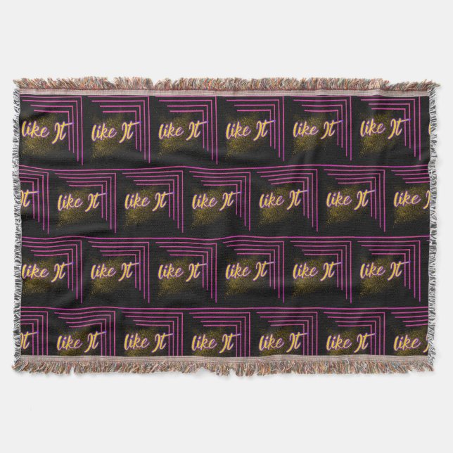 Cosy and Unique Throw Blanket Designs on Zazzle (Front)