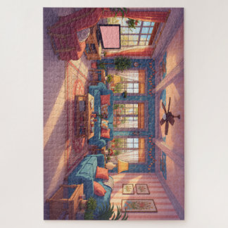     Cosy Anime Room Jigsaw Puzzle 