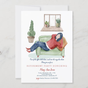 Cosy At Home Retirement Party Invitation