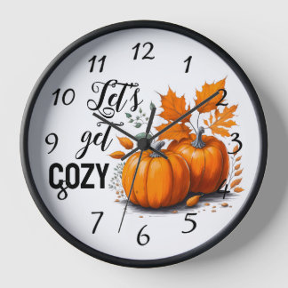 Cosy Autumn  Clock