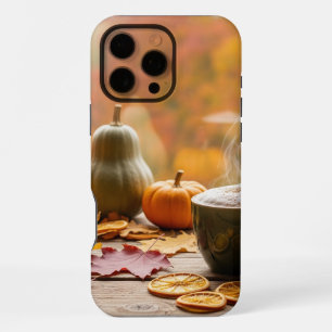 Cosy Autumn Coffee and Book with Warm Fall Decor iPhone 16 Pro Max Case