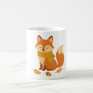 Cosy Autumn Fox Mug