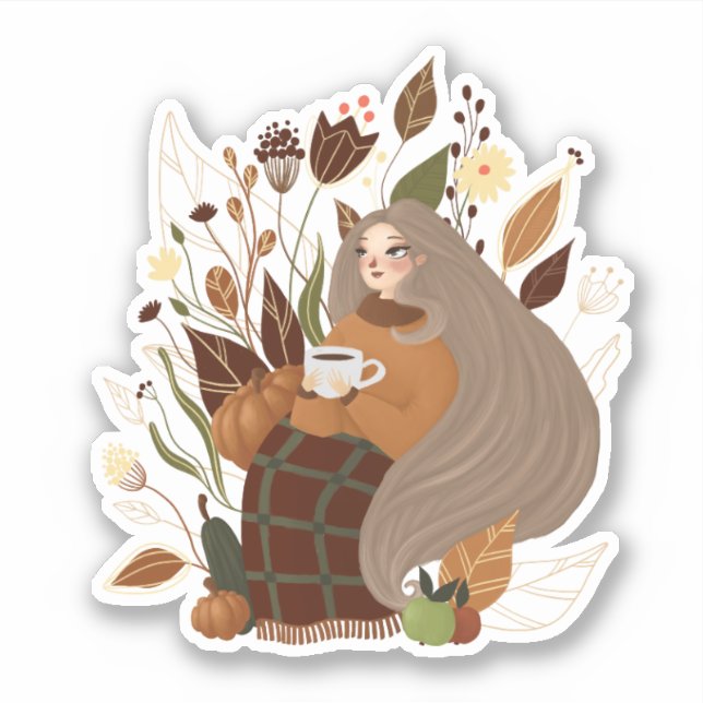 Cosy Autumn Girl (Front)