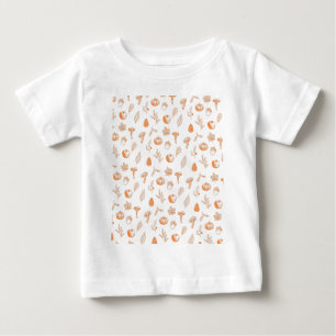 Cosy Autumn Pattern Baby T-Shirt