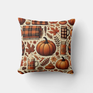 Cosy Autumn Plush Cushion