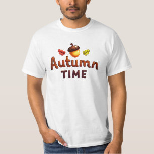 Cosy Autumn Time Graphic T-Shirt – Fall Season App