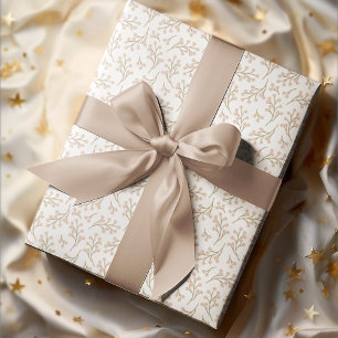 Cosy Autumn Vintage Floral Wrapping Paper