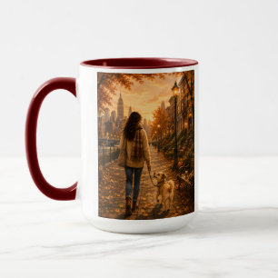 Cosy Autumn Walk with My Best Friend Mug