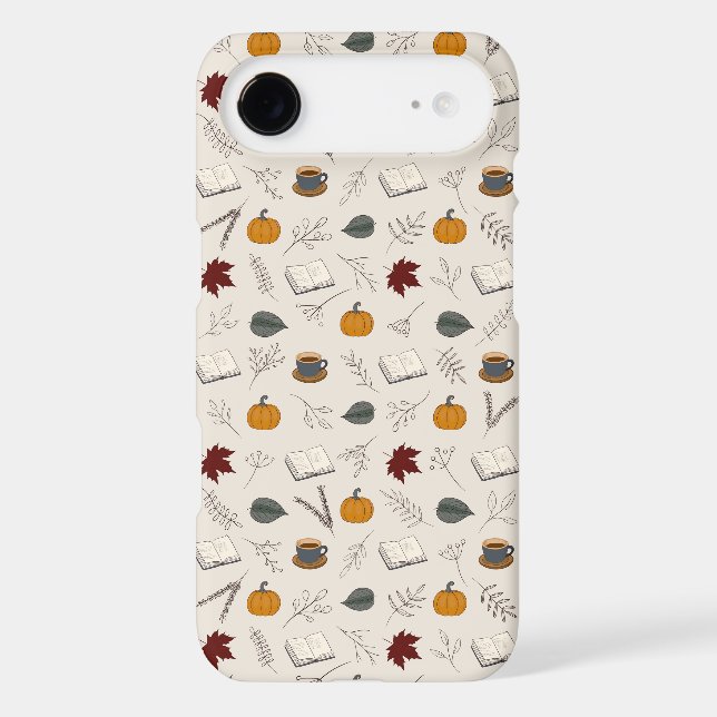 Cosy autumnal patterned Case-Mate iPhone case (Back)