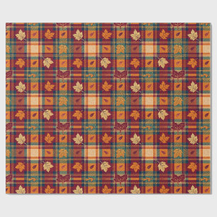Cosy Autumnal Wrapping Paper