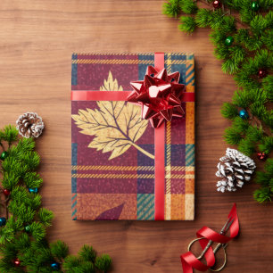 Cosy Autumnal Wrapping Paper