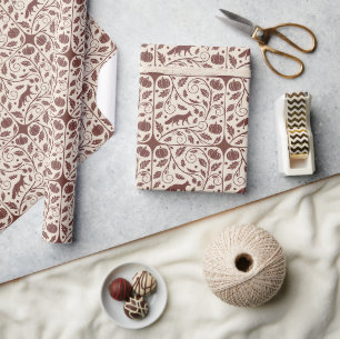 Cosy Autumnal Wrapping Paper