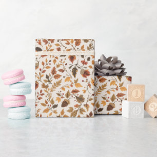 Cosy Autumnal Wrapping Paper