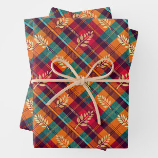 Cosy Autumnal Wrapping Paper