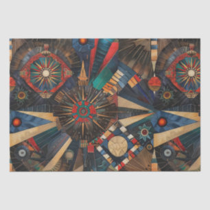Cosy Beige "Ancient Indigenous Chronicles" Tissue Paper