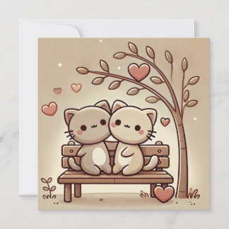 Cosy Bench Love Card