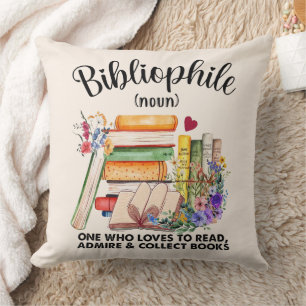 Cosy Bibliophile Definition Cushion