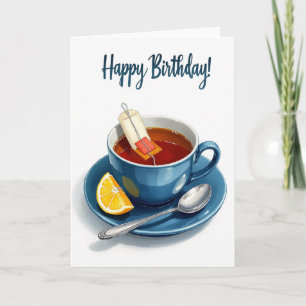 Cosy Birthday Beverage Card
